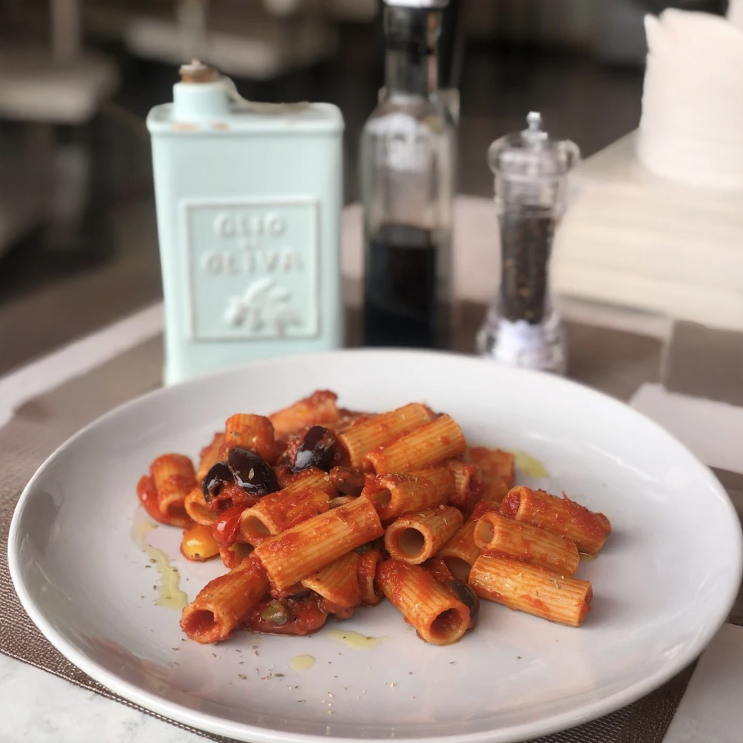Rigatoni with Olives